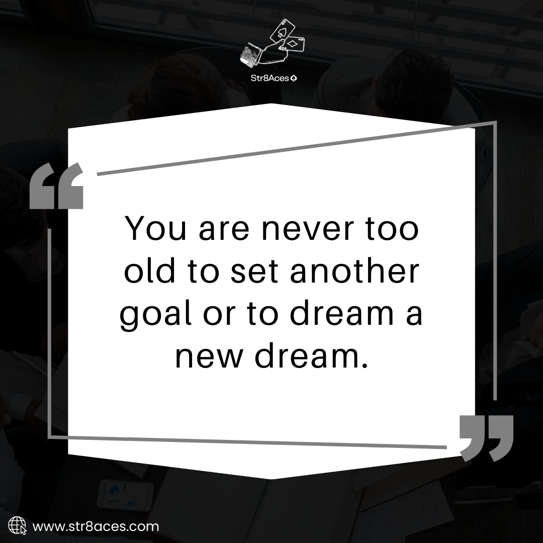 Str8aces__'s tweet photo. Age is just a number when it comes to dreaming big! 💫 

At Str8aces, we believe in the power of endless possibilities and the courage to pursue new dreams at any age. 

Let's inspire each other to reach for the stars! 🌟 

#DreamBig #NeverTooOld #EndlessPossibilities #BrandIn... https://t.co/qInzee7BEd