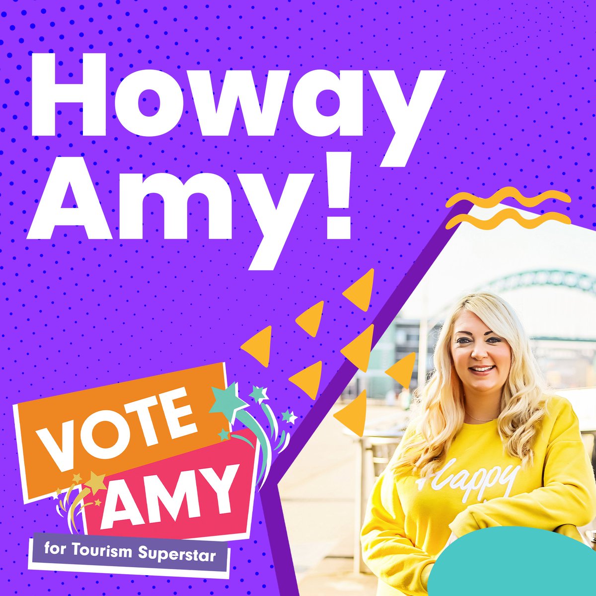 Voting is open for <a href="/VisitEngland/">VisitEngland</a>'s Tourism Superstar award 🌟

Amy Whitfield from Triple A Food Tours, Gold winner at the 2022 North East awards, is the North East's finalist! Let's help her nab the crown 👑

Follow the voting link and show your support: visitbritain.org/working-us/vis…