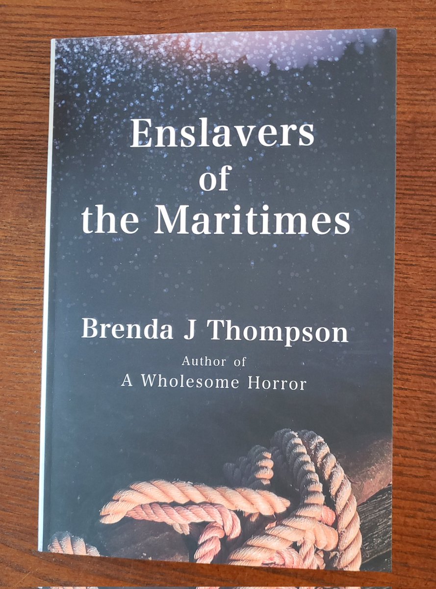 I am looking forward to reading this well researched book by Brenda J Thompson @LaMoutonNoir . It is a "stark, unflinching, alphabetically catalogue" of Matitime families who were enslavers. Bringing unspoken history to light is #important work.