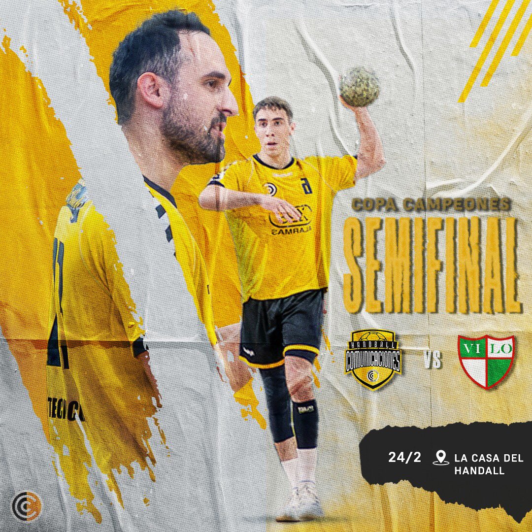 🏆 | 𝑺𝒆𝒎𝒊𝒇𝒊𝒏𝒂𝒍𝒆𝒔 𝒆𝒏 𝒎𝒂𝒓𝒄𝒉𝒂

🕜 Horario y rival confirmado para nuestra LHC Plata que enfrentará a @vilohandball B por las semifinales de la Copa Campeones organizará por <a href="/femebal/">Fe.Me.Bal.</a> .

📆 Lxs esperamos el Sábado 20.00hs.

🌟#TenemosCLUB
🌓#OrgullosxsDePertenecer