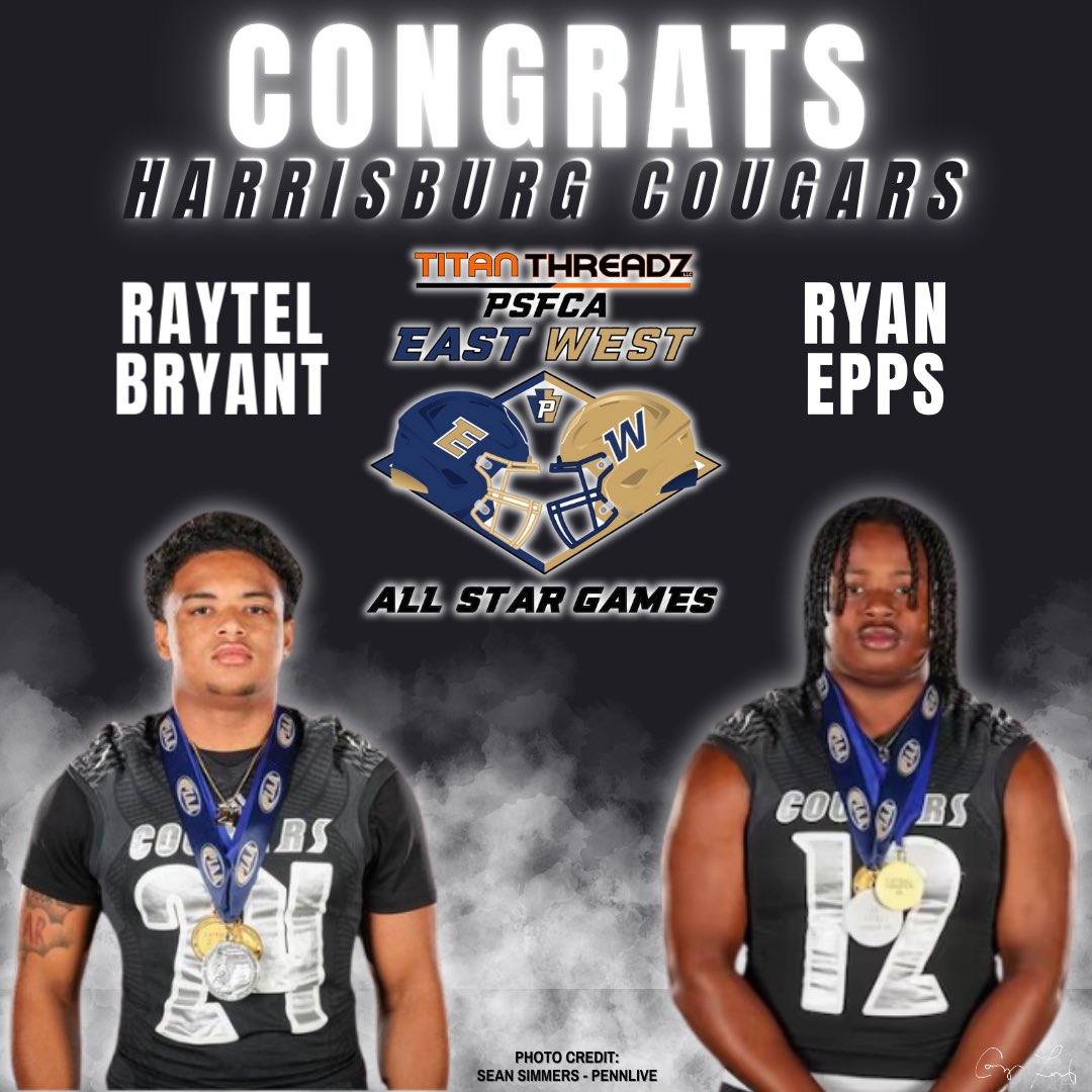Congrats to @raytel__ and @ryanneppss_  for being selected to represent the MIGHTY COUGARS in the 2024 @psfca_ @titanthreadz East West All Star Game!