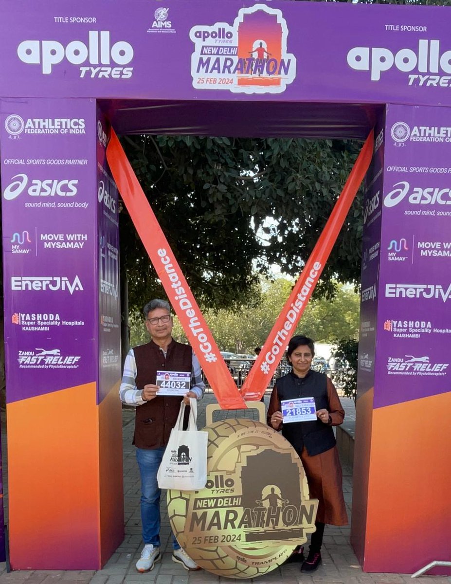 Arvind_P_Dahiya's tweet photo. #gothedistance
#apollosports
#newdelhimarathon https://t.co/UE9Yldr36w