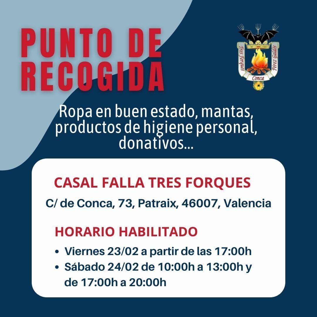 ZapatosDeClaque's tweet photo. #Falles24 | Onada de #solidaritatfallera per ajudar a les famílies afectades per l'incendi de #Campanar. Hui obrin molts casals fallers per arreplegar roba i productes d'higiene personal. https://t.co/wRfBIWGYvJ