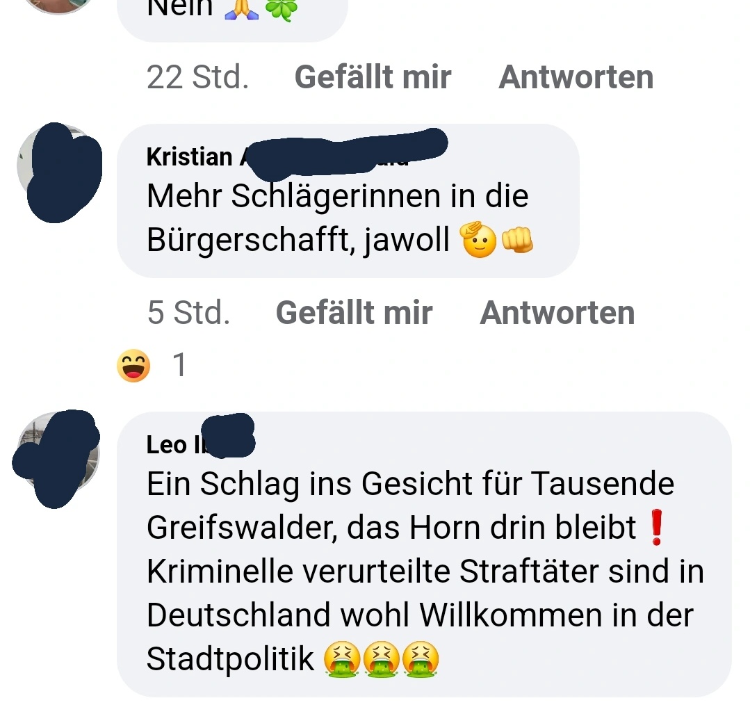 ole_kracht's tweet photo. das Auftreten der rechten Wählerbündnisse &amp; Gruppen in Greifswald zeigt schon jetzt: Es wird in diesem Jahr kein Wahlkampf sondern ein Kulturkampf geführt. Das Feindbild: "links-grün". Dafür sind im Zweifel alle Mittel &amp; Geschichten recht. https://t.co/0FXZZQ7cIT