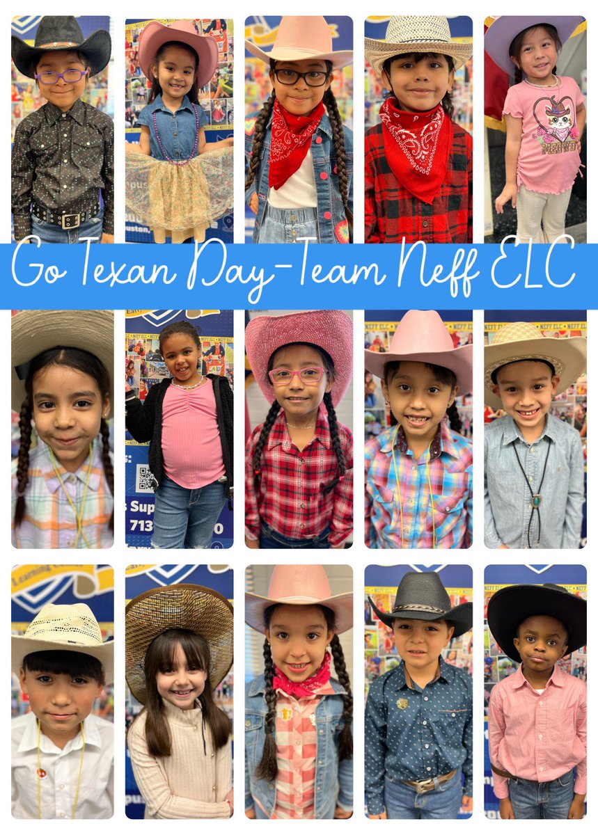 Neff Early Learning Center (@neffecc) on Twitter photo 🤠Howdy 👋 Friends & Happy Friday!
Check out our eagles as they celebrate Go Texans Day! 👢 Students are excited to kick off their Friday with great instruction. <a href="/HISD_West/">🚨 This page is no longer active! 🚨</a> @TeamHISD @DrLauraStoutPMP 🤠Howdy 👋 Friends & Happy Friday!
Check out our eagles as they celebrate Go Texans Day! 👢 Students are excited to kick off their Friday with great instruction. <a href="/HISD_West/">🚨 This page is no longer active! 🚨</a> @TeamHISD @DrLauraStoutPMP
