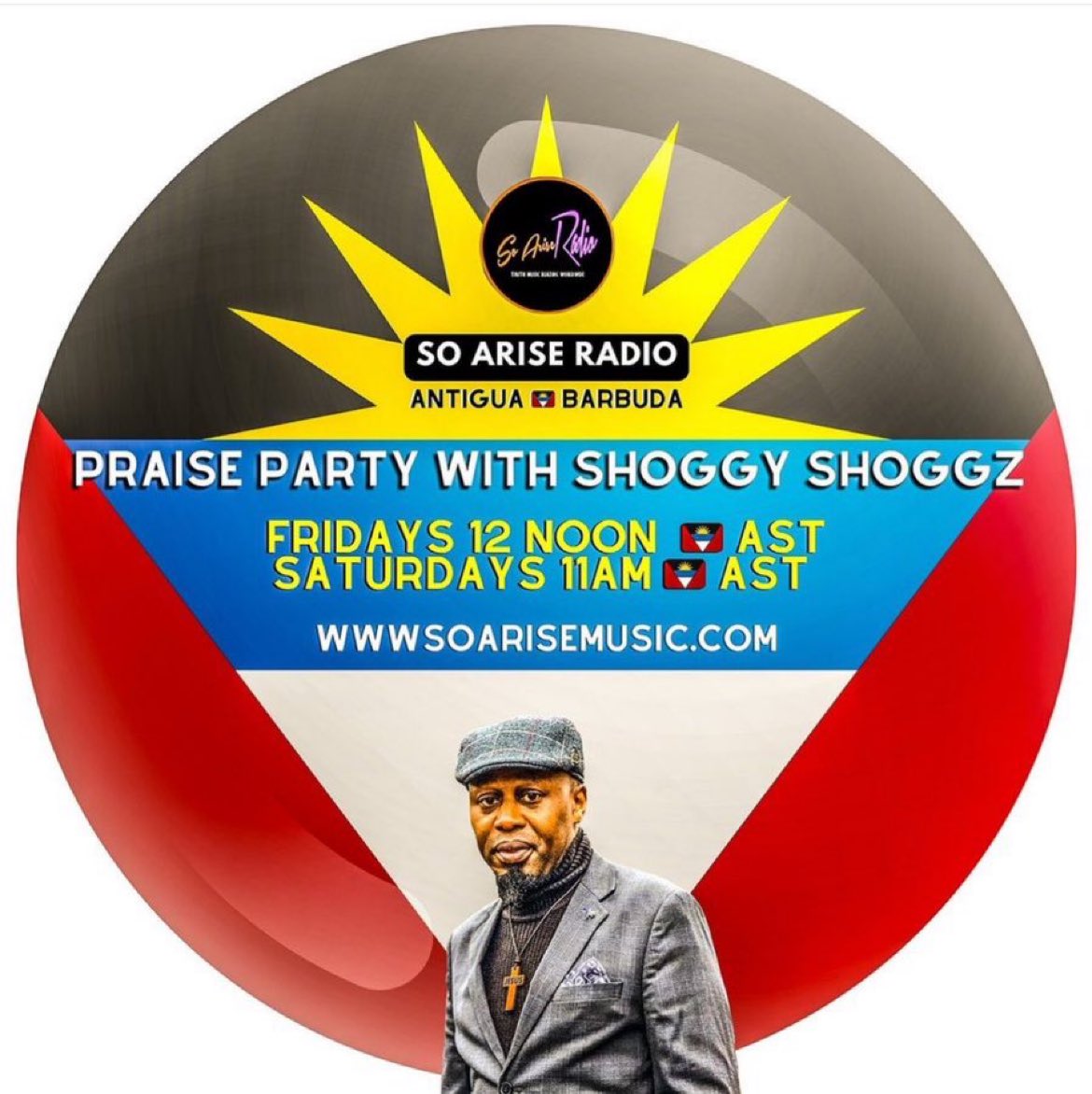📌 ANTIGUA 🇦🇬 BARBUDA
♾️ <a href="/PraiseParty_SS/">Praise Party With Shoggy Shoggz</a> with <a href="/ShoggyShoggz/">ShoggyShoggz</a>
🗓️ FRIDAYS 12NOON 🇦🇬
🧮 SATURDAYS 11AM 🇦🇬

🎼 NOW:
📜 <a href="/ZerotoHeroDD/">Zero to Hero Devotional</a>
🇬🇭 We Conquer <a href="/77Joint/">Joint 77</a> / <a href="/NeroXGH/">NERO X</a>
🇳🇬 Surrender <a href="/Is_Convey/">Marc Odiba</a> / <a href="/Nimix4U/">NIMIX MUSIC</a>
🇳🇬 Mandem (Logo) <a href="/GaiseBaba/">Gaise Baba</a> / <a href="/StillShadey/">GLORIOUS NEWS 💿 OUT NOW</a>

☀️ soarisemusic.com