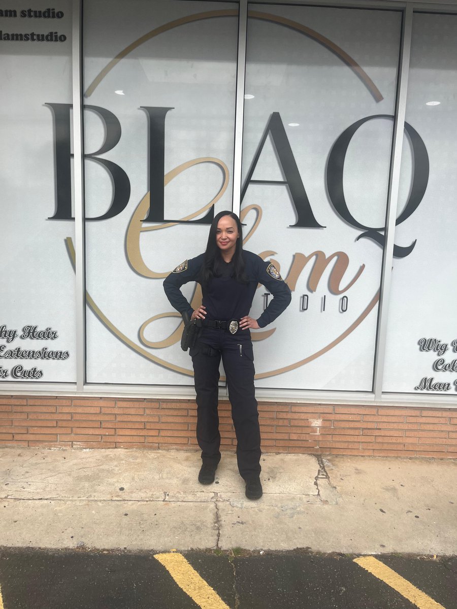 The first African-American policewoman was Georgia Ann Robinson(May 12, 1879 September 21, 1961) Officer Robinson was appointed to LAPD in 1916. "Five O Fade Friday" - Blaq Glam Studio @ 910-B Knox Abbott Drive, Cayce SC. SRO Cochran received a Shampoo &amp; Style by Ms. CoCo Bovain