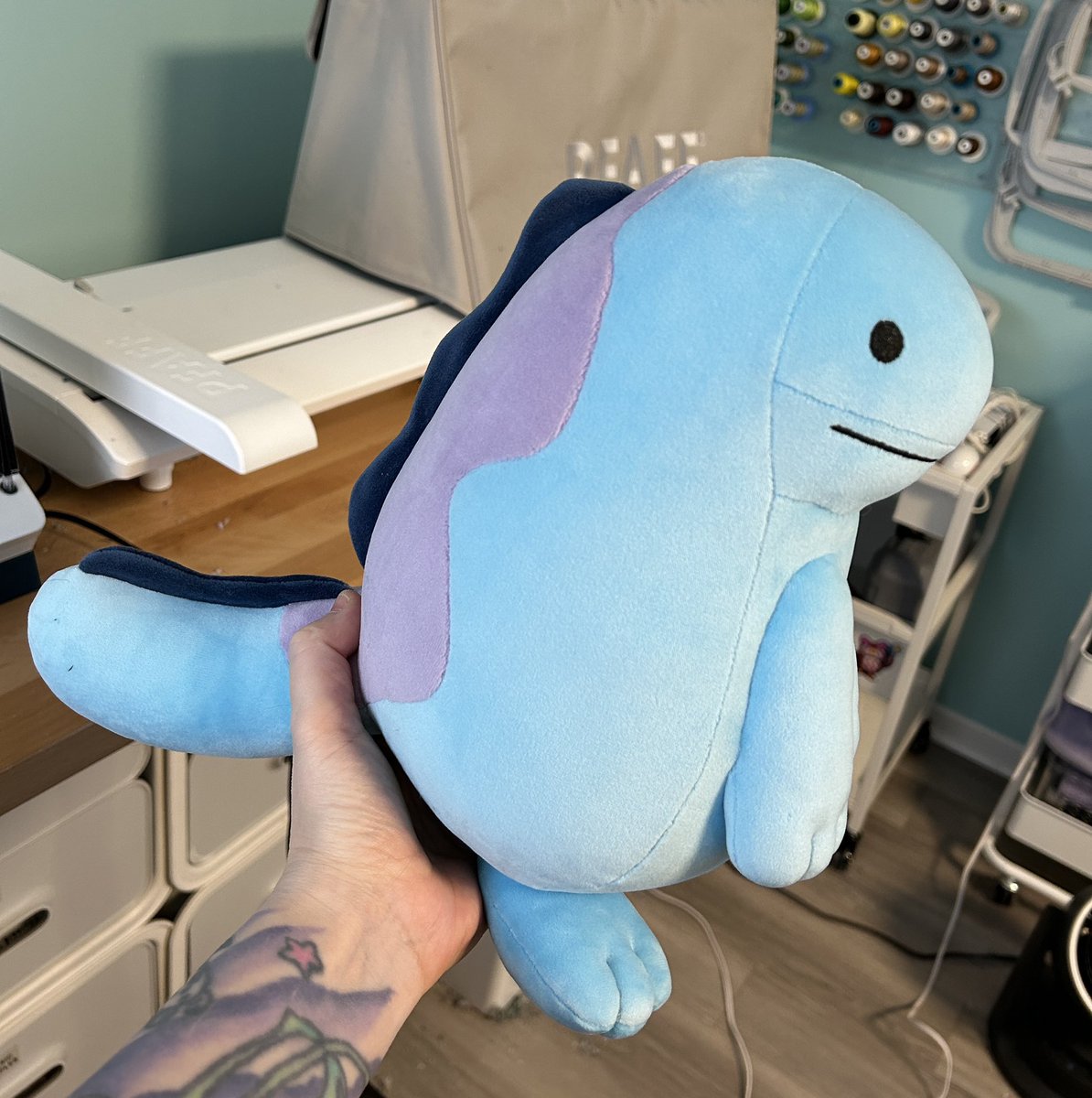 pincatplushies's tweet photo. Mochi Quagsire shop order done! 😊 https://t.co/8obqgXoMSS