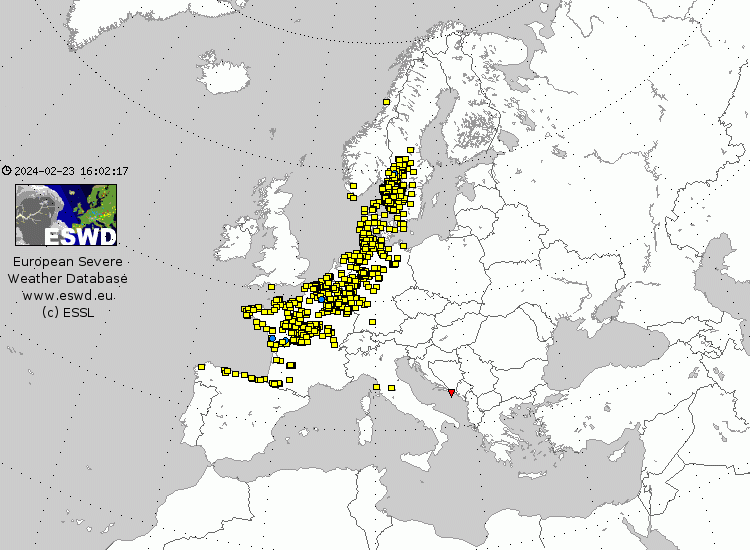 Quite a decent path of wind damage is now visible in the ESWD #StormLouis. 878 reports were submitted into the ESWD since yesterday with more reports and updates to come in the next days.

#France 🇫🇷, #Benelux🇧🇪🇳🇱🇱🇺, #Denmark 🇩🇰#Germany 🇩🇪 and #Sweden 🇸🇪 were the most affected.…