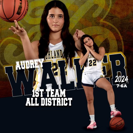 Congrats to Captain Audrey Walker on earning District 7-6A—1st team All-District