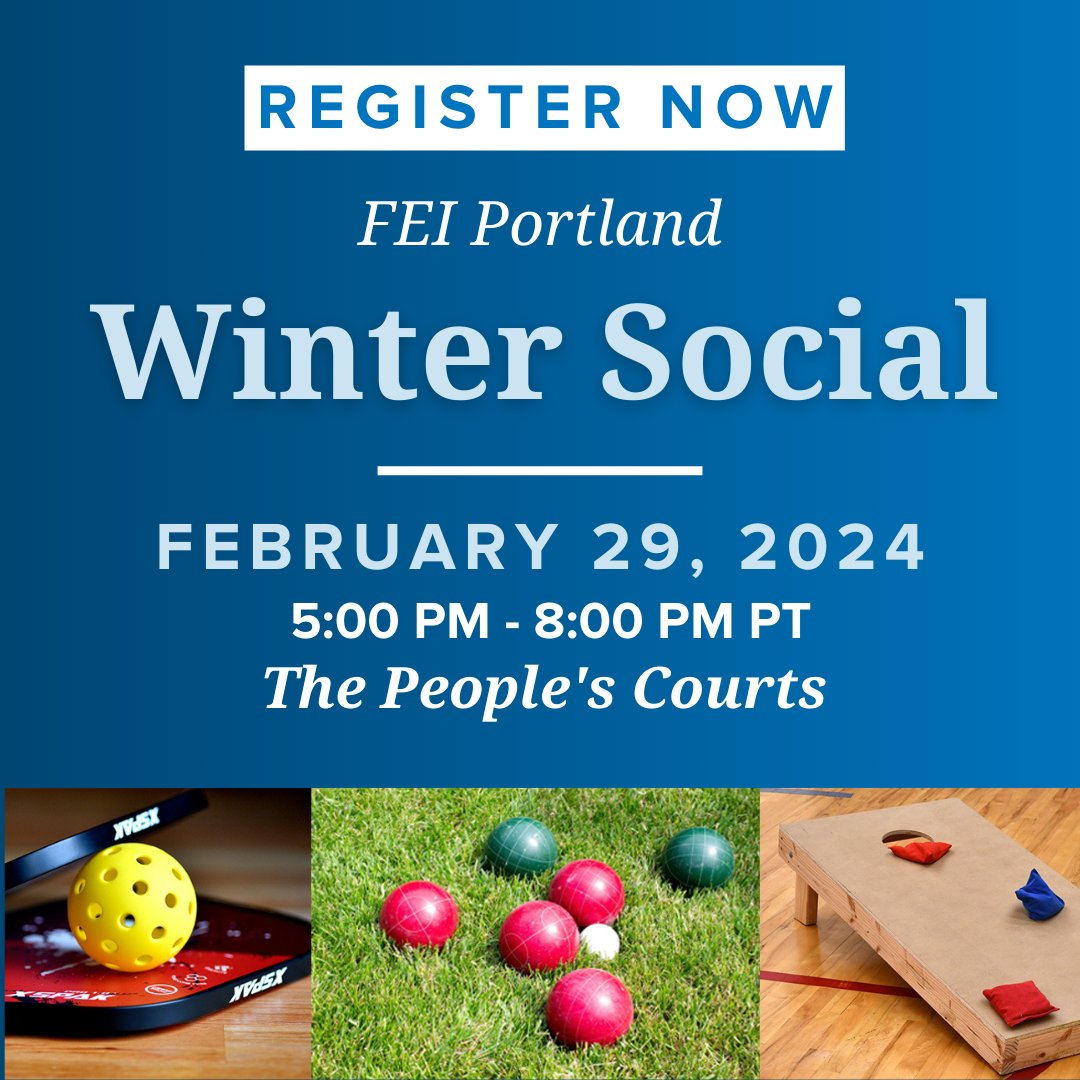 You don't want to miss this! Join us on February 29 for a fun evening of networking and games including Pickleball, Bocce, and Cornhole. Space is limited, so register ASAP: bit.ly/3uiZtRR