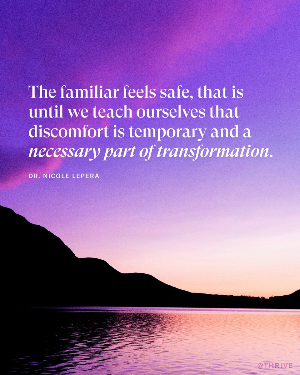 thrive's tweet image. Try this #Microstep to help kick-start personal transformation: Intentionally do something that takes you out of your comfort zone. By trying new things, and even learning from your mistakes, you can help pave the way to a growth mindset.