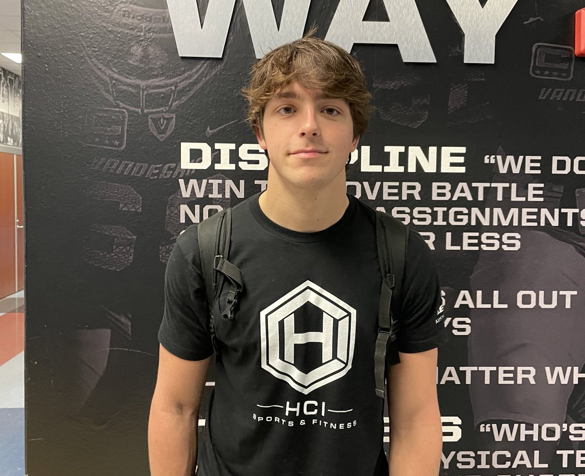 2025 Vandegrift RB Brendan Fournier (@Brend4nFournier) was very impressive in workouts this morning at 6-foot-1 and 210 pounds. Leadership skills are instantly noticeable. Currently receiving interest from several Service Academies and Ivy’s.