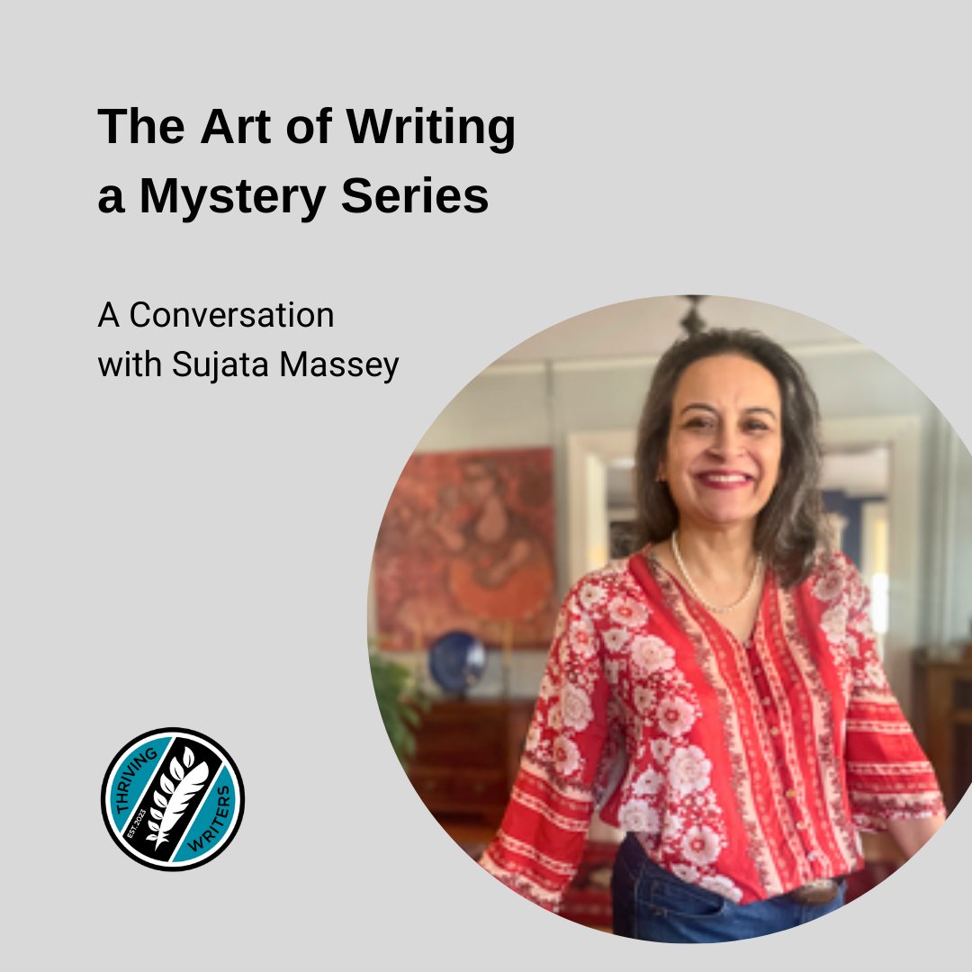 Our editor <a href="/jolanaibi/">Jola</a> spoke with Sujata Massey, award-winning author, to learn more about character creation, overcoming challenges in publishing, and the delights of writing. Check out the full conversation on Thriving Writers!

thrivingwritersmag.com/a-conversation…