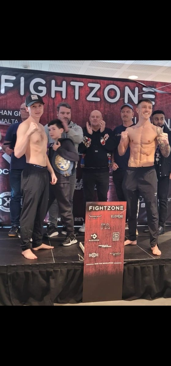 Weigh in done ✅️ Time to refuel and fight tomorrow fir the British Commonwealth and European titles live on @DAZNBoxing