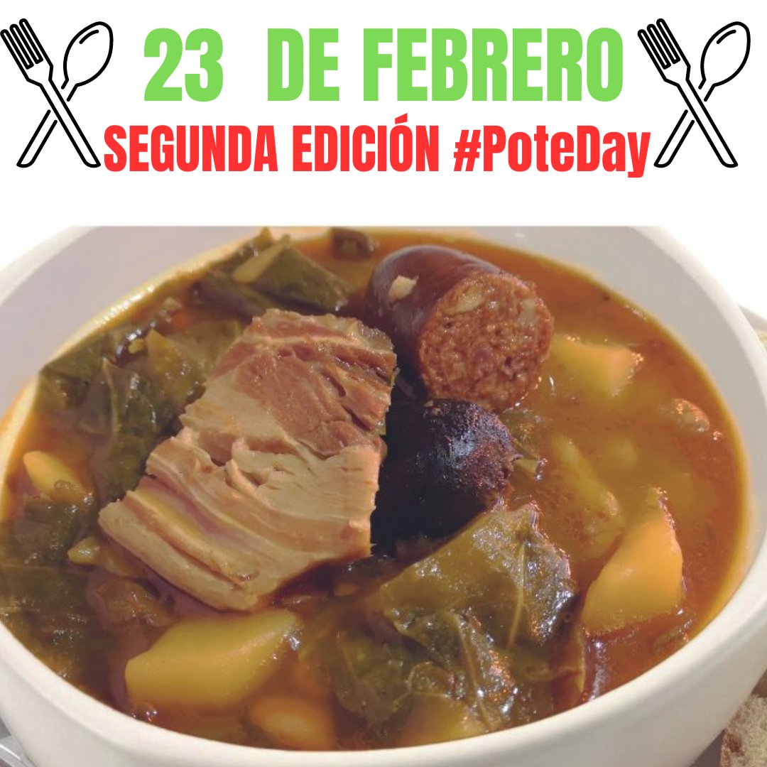 Hoy celebramos la segunda edición #PoteDay . ¡Qué cosa más rica! 🤤🤤🤤