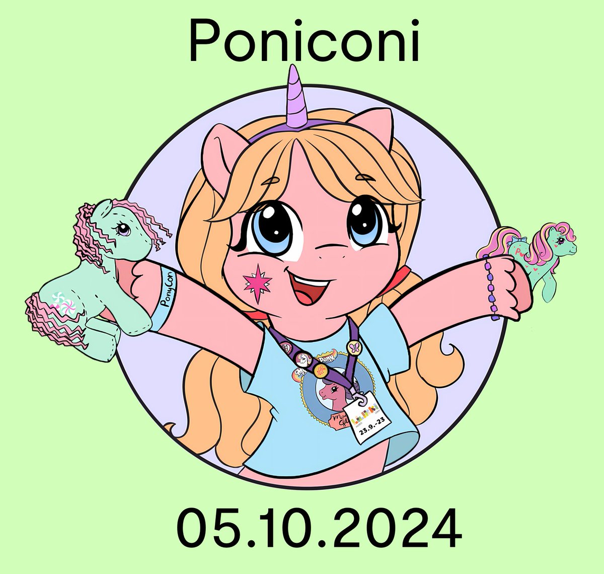 poniconi_fi's tweet photo. Poniconi tulee taas! 

Tänä vuonna poniconi järjestetään lauantaina 5.10.2024. Coni on tänä vuonna kovan kysynnän vuoksi koko päivän tapahtuma! Merkitse päivä jo kalenteriisi niin et varmasti missaa sitä! 

Lisää infoa conista ja aikatausta julkaistaan kevään mittaan.

Nähdään! https://t.co/bkKp1SSLyC