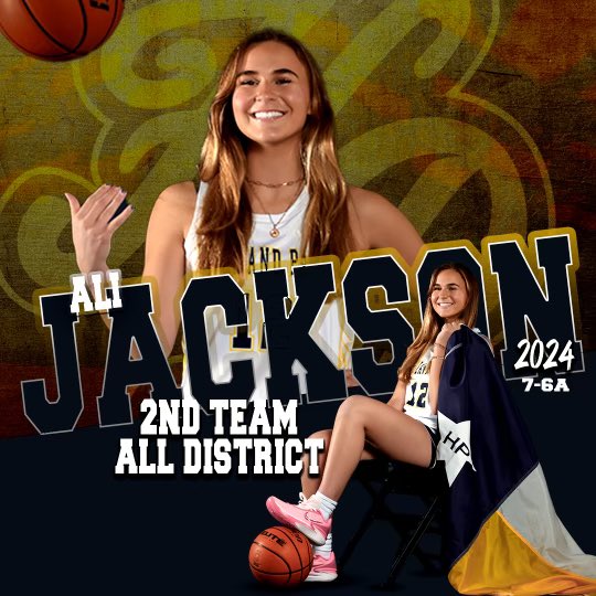 Congrats to Captain Ali Jackson on earning District 7-6A—2nd team All-District