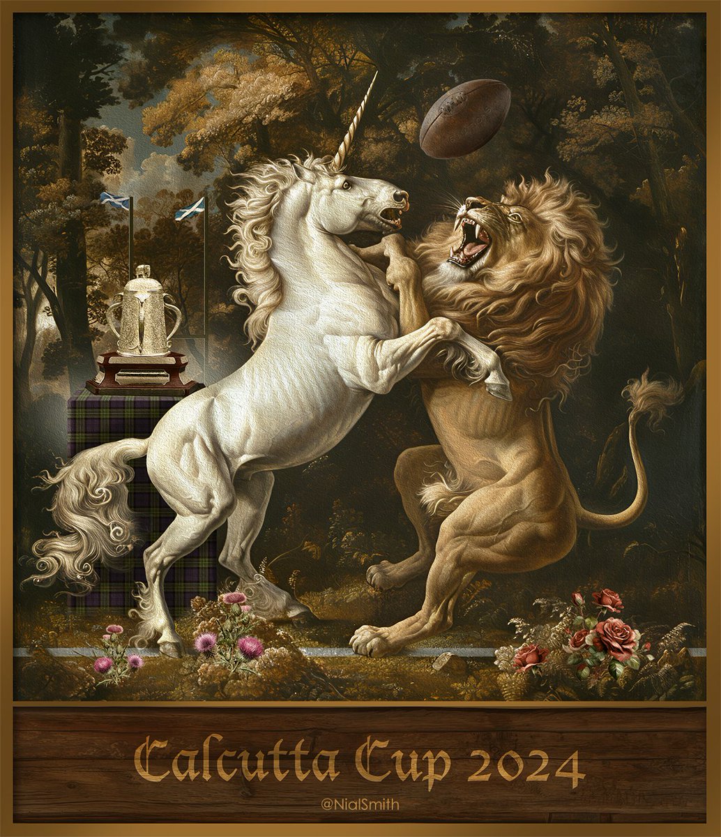 ’Tis the eve of battle. Let hostilities begin… #SCOvENG  #CalcuttaCup #SixNations2024