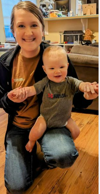 steelandpipe's tweet image. Sawyer's Dad Lucas Folta, and Davis's Mom Alex Redburn are employees for Steel and Pipe Supply. Sawyer and Davis are sporting our newest onsies from our employee store. Way to rock the Steel and Pipe gear. We would love for you to post a picture of you/your family in your swag.