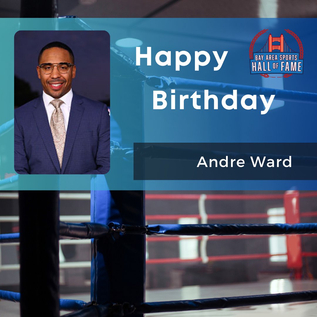Happy Birthday to Andre Ward! 🎉 As we celebrate the 2023 Bay Area Sports Hall of Fame inductee, we honor a career that inspired a generation and a fighter who left the sport at the pinnacle of greatness. 🥊 #AndreWard