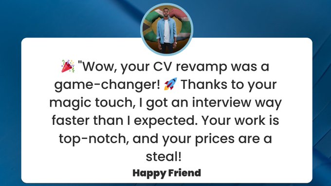 CV Revamp JobseekersSA Resume Cover Letter ATS tweet media