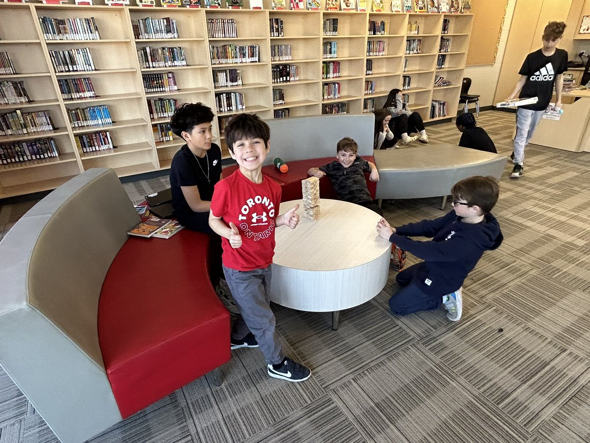 MsACunningham's tweet photo. Nothing better than board games with our Grade 7 buddies on a Friday! https://t.co/8LfFb8GZ9T