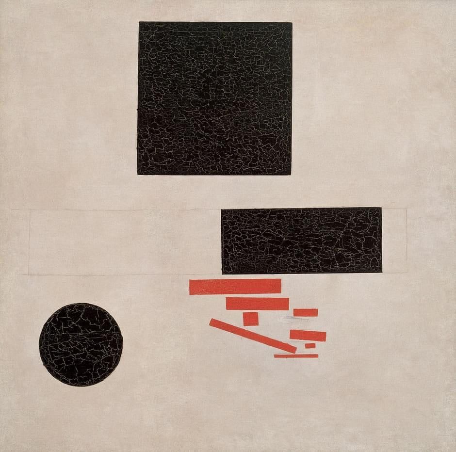 #23febbraio #botd #scrivoarte #scritturebrevi #artlovers #fineart #arthistory 

A Kiev è #NatoOggi nel 1879 il pittore #KazimirMalevich padre del suprematismo 

Suprematist Composition,  1915