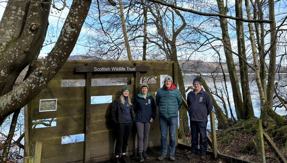 Delighted to meet ⁦<a href="/ScotWildlife/">Scottish Wildlife Trust</a>⁩ at Loch of the Lowes to discuss my work as the Nature Champion for Atlantic Salmon ⁦<a href="/ScotParl/">Scottish Parliament</a>⁩. Great discussion in a stunning location.