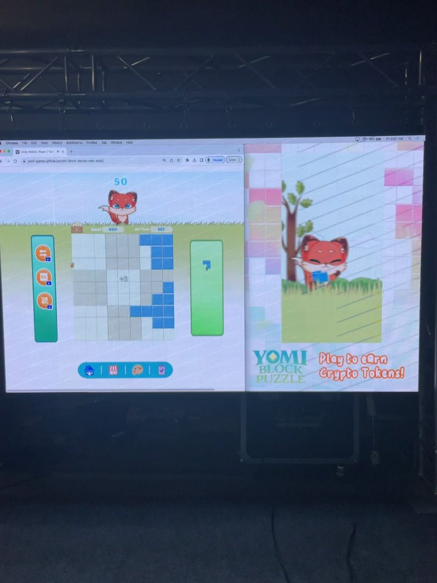 yomigamesgg's tweet photo. GM! Hi from #ETHDenver2024! Come by Blockchain Arcade at #BUIDLHub to play and earn #SKALE Tokens and score some merch!🦊 https://t.co/dNDW0vWuEE