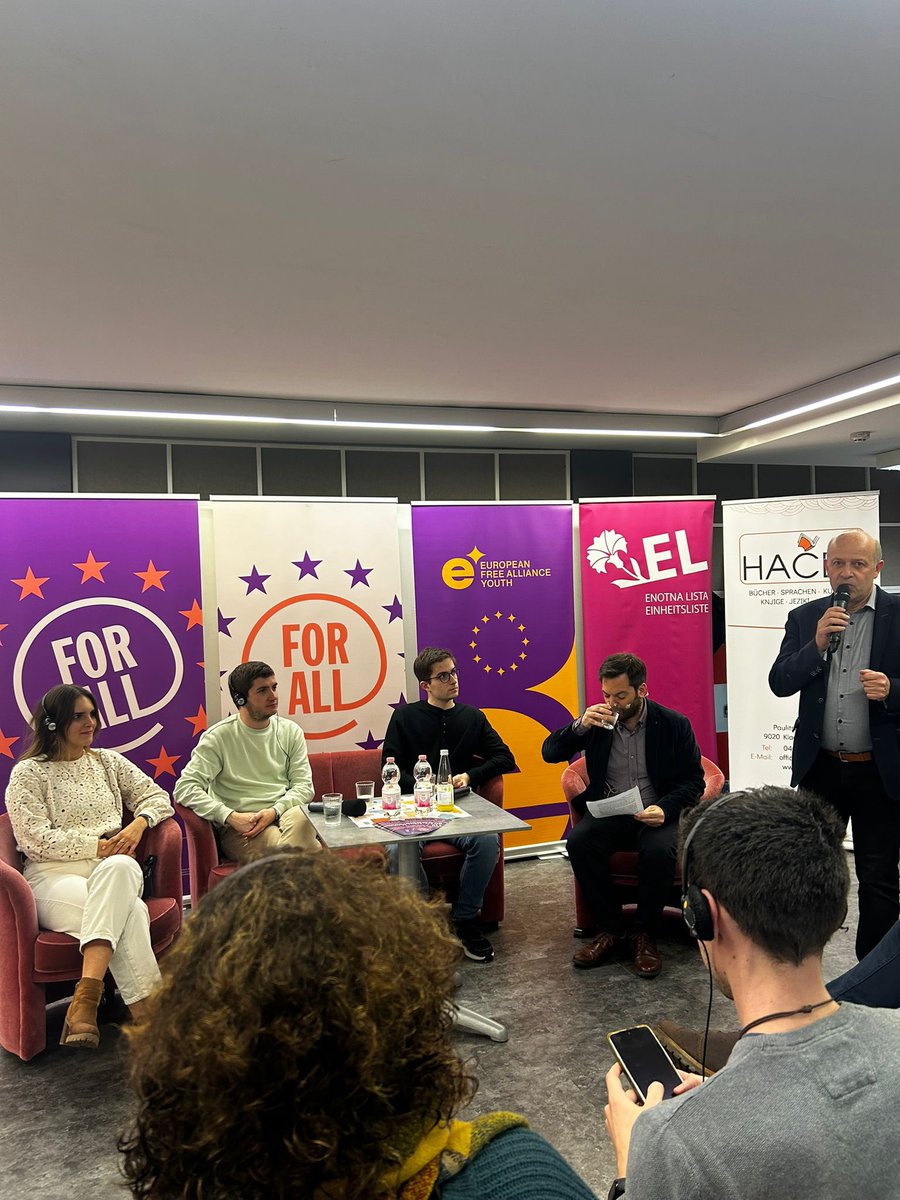 We’re delighted to participate in the <a href="/EFA_Youth/">EFAY</a> and <a href="/EFAparty/">European Free Alliance</a> event on the upcoming European elections, and in the seminar about self-determination.

Scotland was dragged out of the EU by Westminster - but we will be back to fight for a fairer, more diverse Europe!