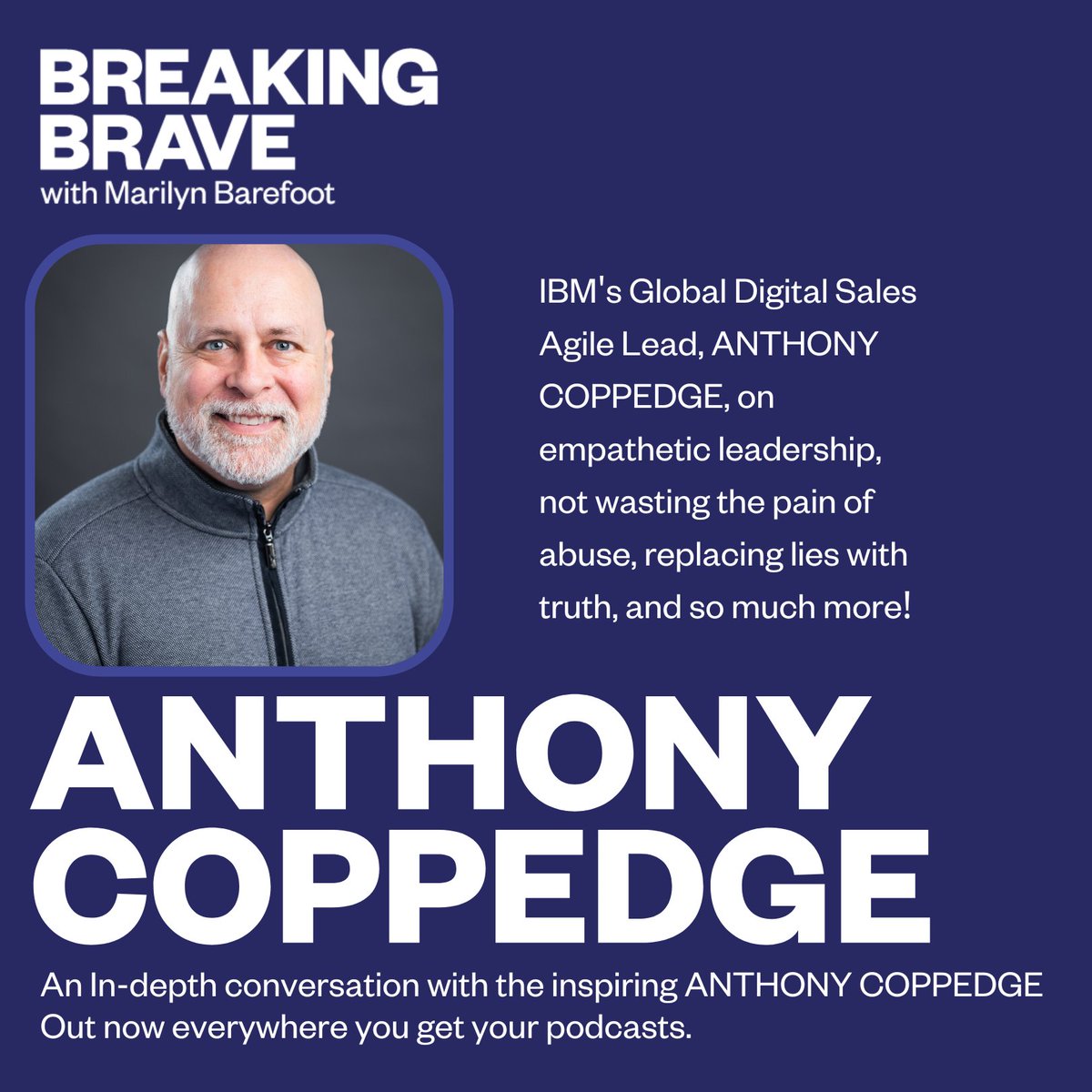 <a href="/anthonycoppedge/">Anthony Coppedge</a>  and I chat about CPTSD - trigger warning ... we go there.
Everyone can choose how they face, work through, and operate after the pain of loss, mistakes, and unjust situations.
Please have a listen here breakingbrave.show
I would love feedback on this one 🙏