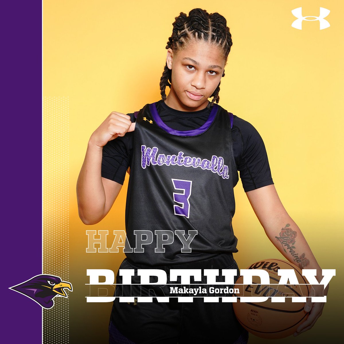 Falcon Nation, join us in wishing Makayla Gordon a very Happy Birthday!! 🥳🎂🎁💜