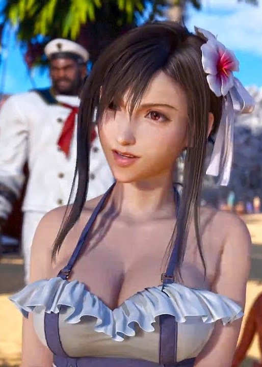 TifaWarrick's tweet photo. Tifa in Costa del Sol 🏝 

#FF7Rebirth #FF7R https://t.co/rSLbdkCEa5