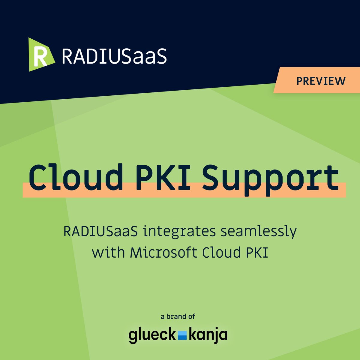 RADIUSaaS's tweet photo. We are pleased to announce that @RADIUSaaS also supports Microsoft #CloudPKI. Sign up for our preview today: 👉 https://t.co/rogfRN1XvA https://t.co/Q0jAlniddS
