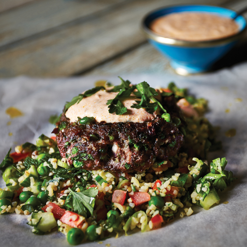 Friday night = burger night... With a twist, of course! 🫛 Our mint and pea lamb kofta burgers complete with pea and cucumber tabbouleh are a pea-licious way to bring in the weekend 🫛🍔 bit.ly/2yqcoop