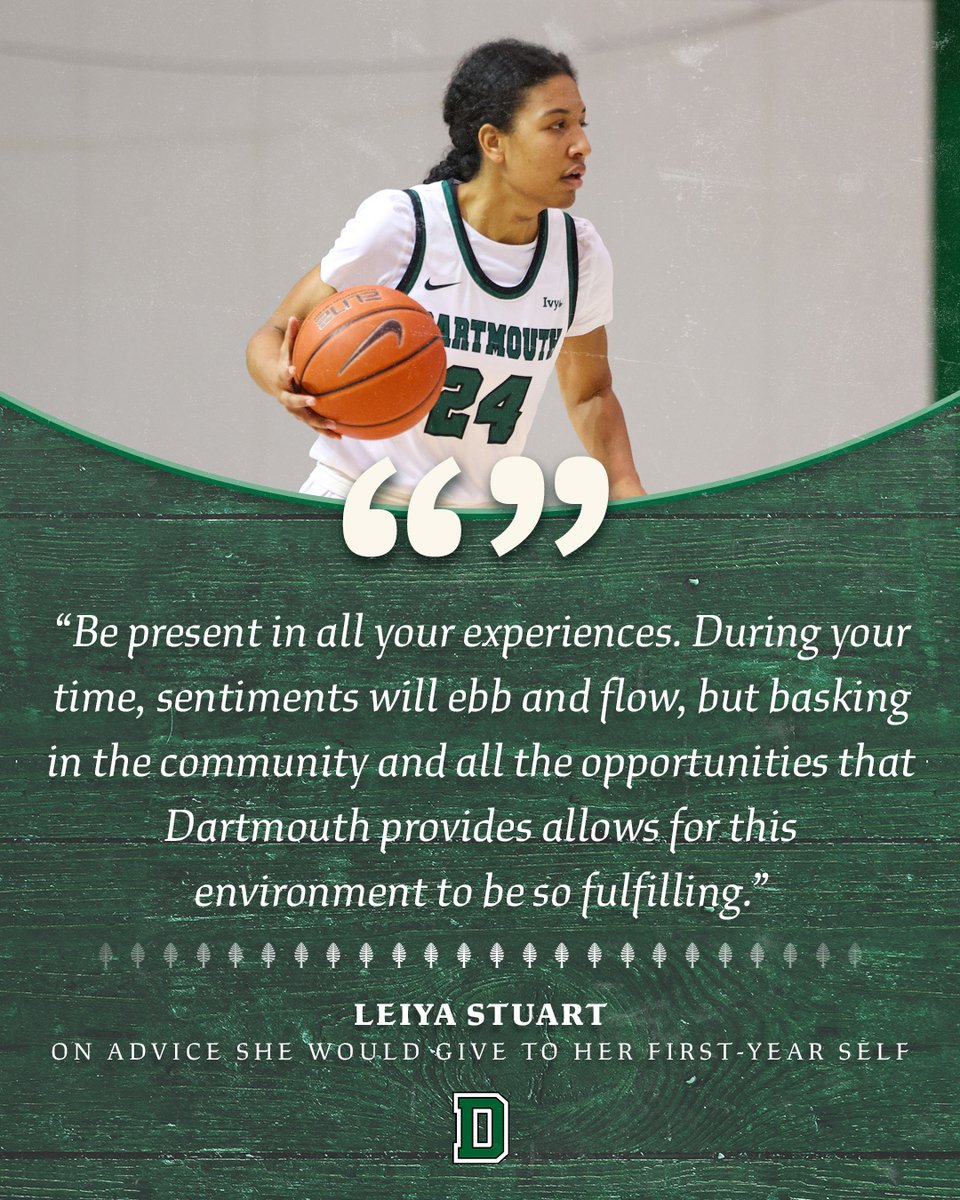 DartmouthWBB's tweet photo. 𝗦𝗲𝗻𝗶𝗼𝗿 𝗦𝗽𝗼𝘁𝗹𝗶𝗴𝗵𝘁: @StuartLeiya 

#TheWoods🌲 | #WIN https://t.co/KZS9OCBfDy