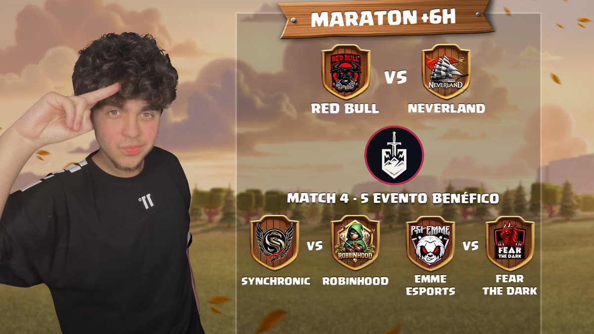 🔴 ESTAMOS EN DIRECTO

🥳 Finalmente, arrancamos el finde a tope! +6h Stream

🏆 GHC - R2 America
⚔️ Red Bull 🆚 Neverland

🏆 Evento Benéfico Día 3 | Match 4 - 5 
⚔️ Atacamos en directo

🤩 +Guerra con Synchronic y Emme (FCL &amp; MC) !

¡No te lo pierdas!
twitch.tv/sply97