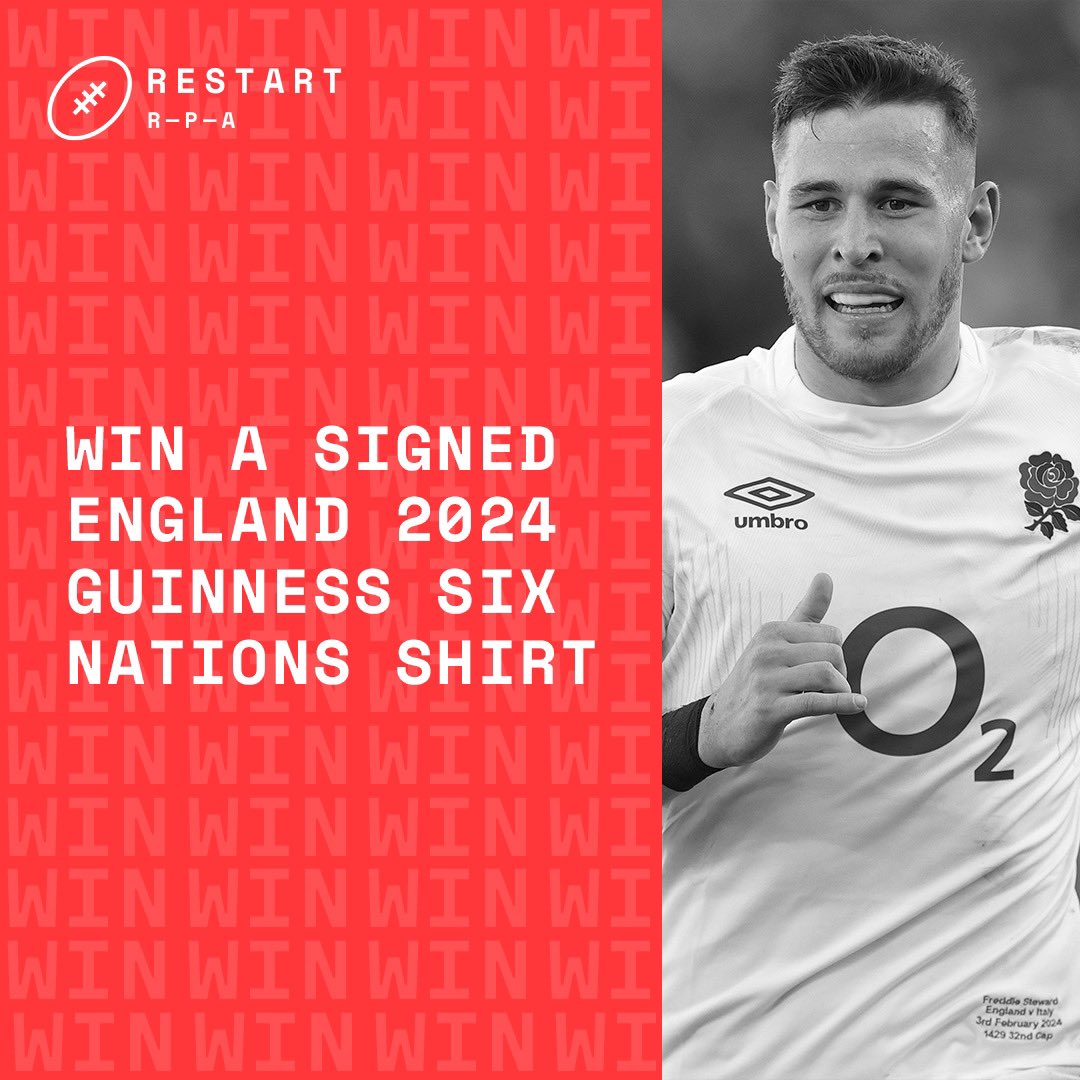 Fancy getting your hands on a England Squad Signed 2024 Guinness 6 nations jersey? Head to the link in our bio to enter our prize draw running throughout the 6 nations 🏉 #ForOurPlayers #ForOurGame