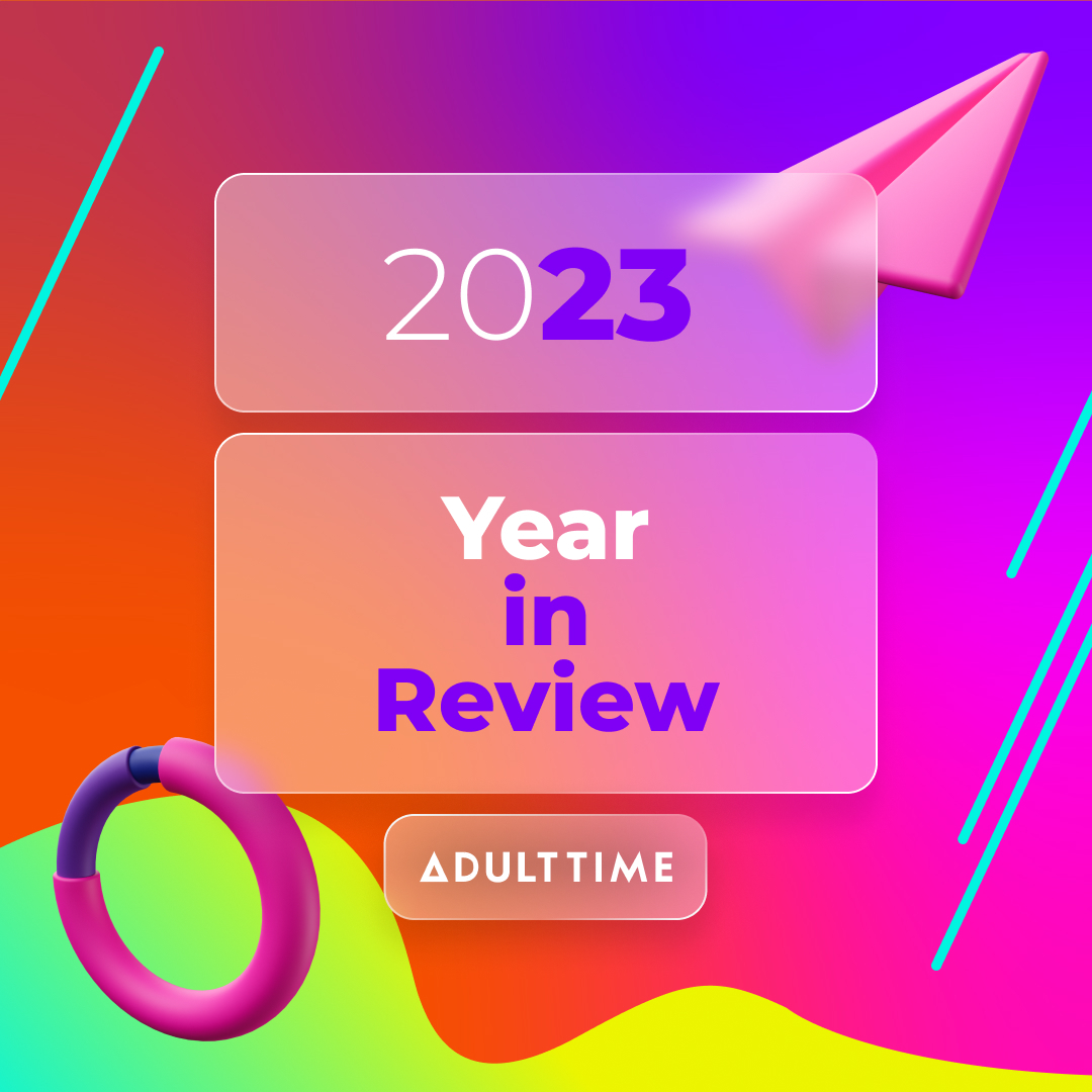 Our 2023 Year in Review is HERE! 👀🥂 Explore the best of Adult Time, including top categories, popular episodes, original channels, and outstanding performers that defined the year 🔗 blog.adulttime.com/year-in-review…