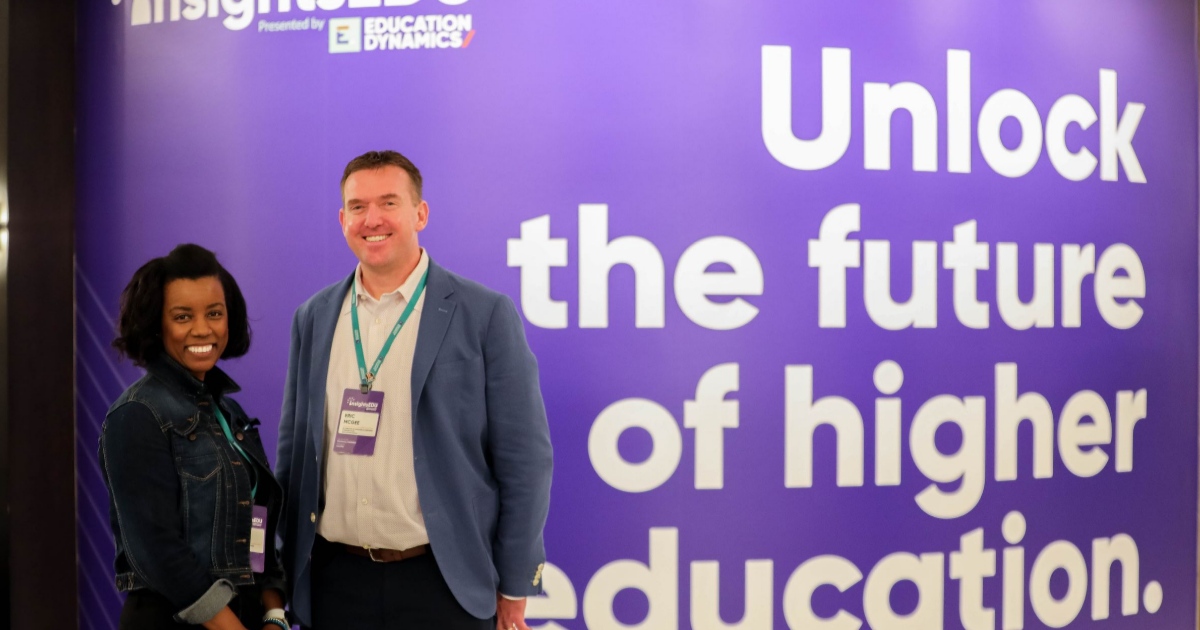 EdDynamics's tweet image. What a journey at #InsightsEDU! Huge thanks to attendees in Phoenix &amp;amp; our fantastic speakers - #HigherEducationMarketing &amp;amp; #EnrollmentManagement leaders sharing insights! Stay tuned for information about InsightsEDU 2025!