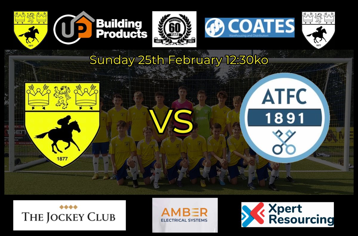 This weeks sees us <a href="/NewmarketTownFC/">Newmarket Town F.C</a> for our last <a href="/EJALeague/">EasternJnrAlliance</a> home game of the season vs <a href="/ArleseyTownEJA/">Arlesey Town EJA</a> can we finish with a home win?
Come along a find out 
Bar and Kitchen open <a href="/davidtrnr1/">Captain Dave FYI</a> <a href="/UPBuilding_UK/">UP Building Products</a> <a href="/manchetts/">vehicleworkshops</a> <a href="/ManchettsMOT/">ManchettsMOT</a> <a href="/XResourcing/">Xpert Resourcing</a> <a href="/HWCoatesJobs/">HW Coates Jobs</a> <a href="/TheJockeyClub/">The Jockey Club</a>