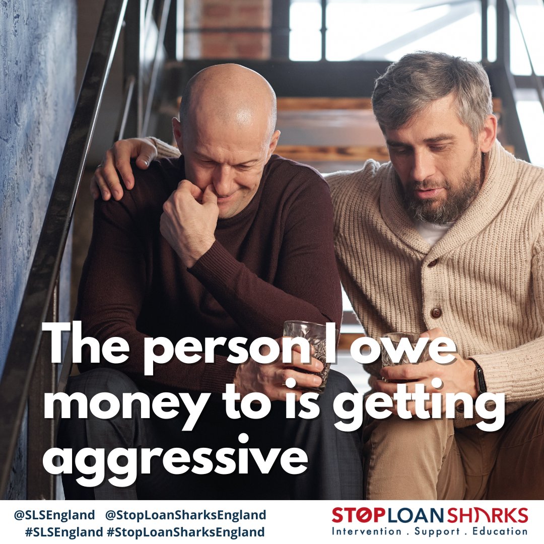 Loan Shark red flags  🚩

Borrowed with no paperwork 🚩, paying back a lot more then borrowed 🚩, don’t have their bank card or passport because it's taken as security 🚩, being threatened 🚩. 

Contact us today to get the help and support 0300 555 2222 stoploansharks.co.uk