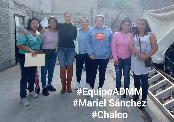 MarielLoOpez16's tweet photo. Trabajo y Constancia hacen la diferencia, en el Municipio de #Chalco el #EquipoADMM sigue imparable e inquebrantable, hagamos la diferencia juntas.
"Una, la voz de Todas y Todas la voz de Una" 🤜🤛
#MarielSánchez 

#Distrito1
@destacar 
@mina_yaz96
@ANTAPIA07 https://t.co/xXDUfhlkSn