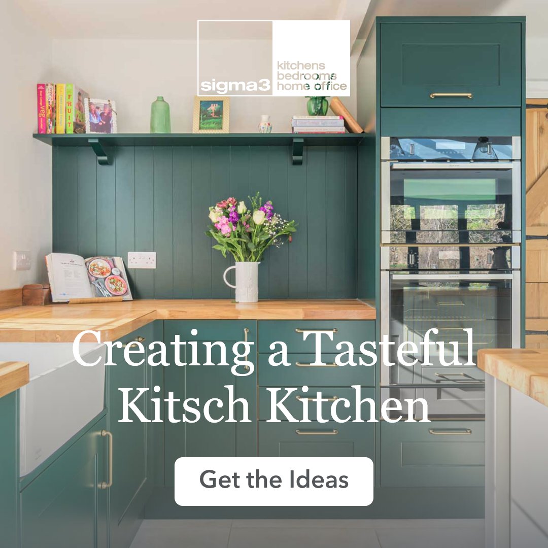 According to Pinterest's latest findings, 2024 is all about the kitsch kitchens, and we're here for it! 🏡 Our latest blog spills all the tea on this unique trend, along with tips to infuse kitsch into your space with style. Link: bit.ly/48bkLid