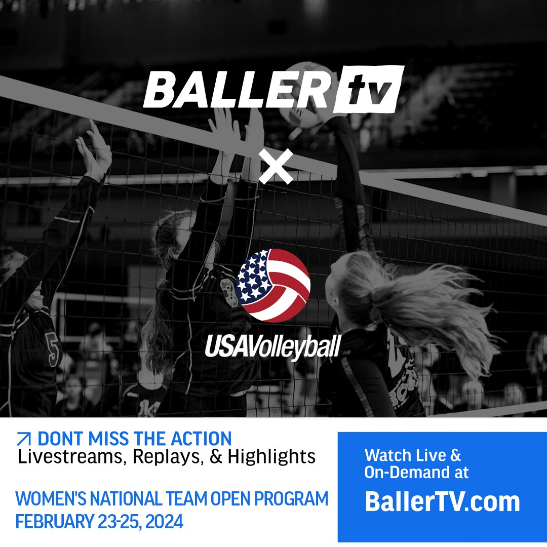 The Women's National Team Open Program starts today at 2 p.m. MT. Watch training sessions all weekend with a subscription to @ballertvvb. For the roster, waves, schedule, and a link to subscribe and watch, visit: go.usav.org/wntop