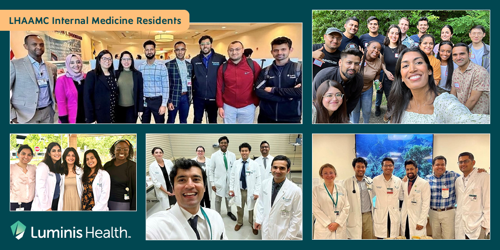 We want to thank and recognize all of our wonderful residents. Their commitment, dedication and exceptional care to our community's well-being are deeply appreciated. #ThankAResidentDay #InternalMedicine #ACGME #LHAAMC