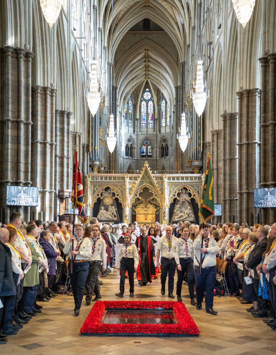 wabbey's tweet photo. This morning we welcomed Scouts from across the country to the Abbey for a service of celebration and thanksgiving, and honoured long-serving volunteer leaders for their dedication to the Scout Movement.

Read more: https://t.co/CC4oT4Ihye https://t.co/ikT5EQOGVf