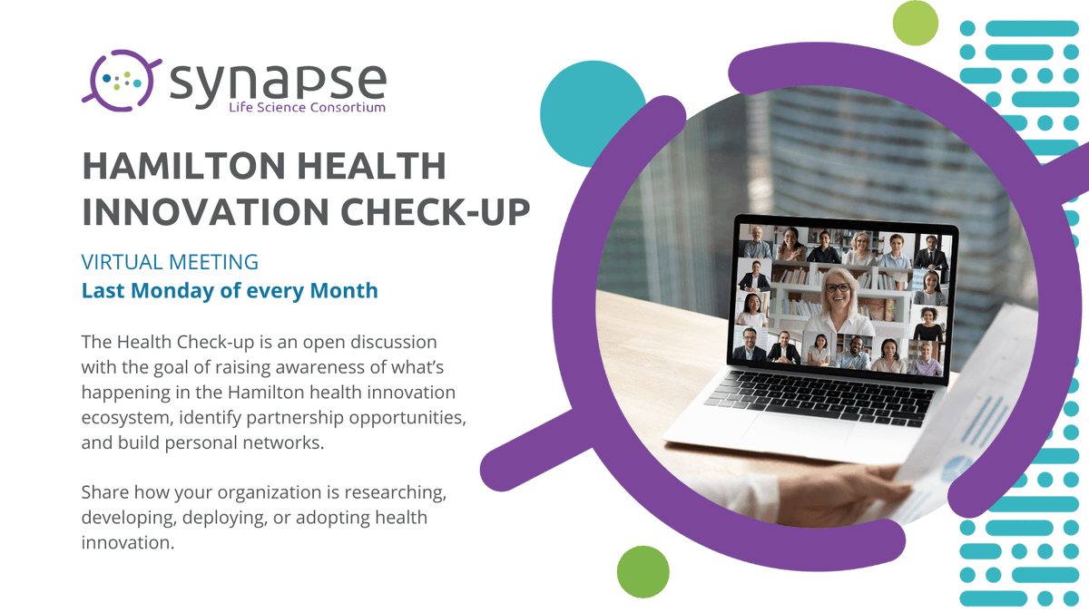 🙌It's time for another monthly #Hamilton Health Innovation Check-up! Join us on Feb 26 at 9 am to hear from @LaunchitVS, a #healthcare focused #venture studio with a vision to improve people’s well-being through #innovation. 🔗Sign-up here: ow.ly/O2Zg50QH7v2