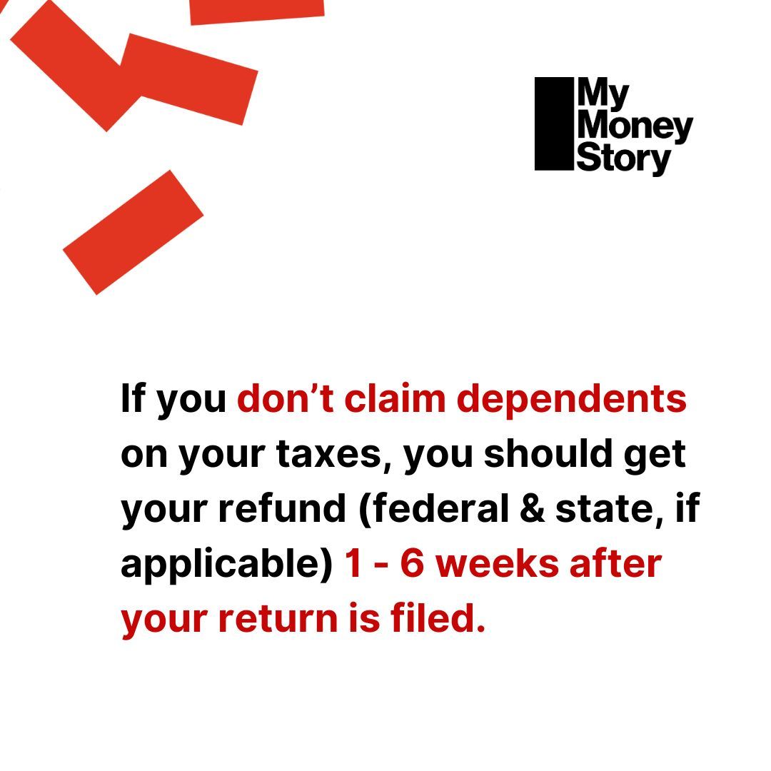 ItsMyMoneyStory's tweet photo. Looks like tax refunds with kids will be delayed until February 27th. Swipe left for more information on #taxrefunds #mymoneystory #dependents #taxknowledge. https://t.co/gf1kL8sExF